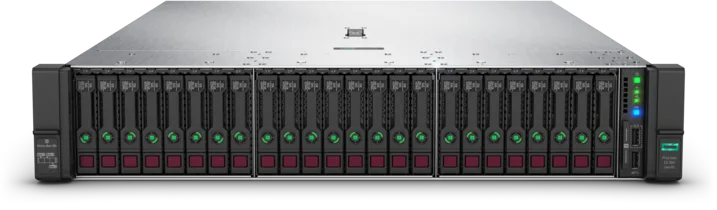 HPE ProLiant DL380 Gen10/Gen10 Plus, vista frontal