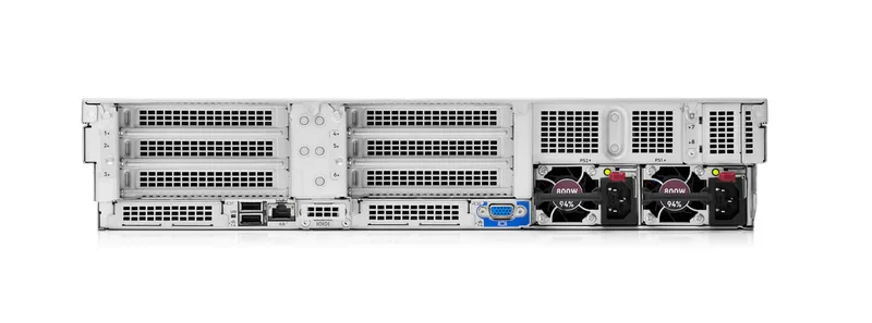 HPE ProLiant DL380 Gen11, vista de panel trasero
